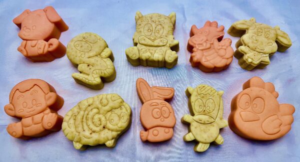 Baby animal shaped goat milk soap party favors special occasion