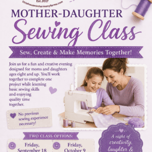Mother Daughter Sew Evening